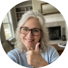 Person celebrating their achievement